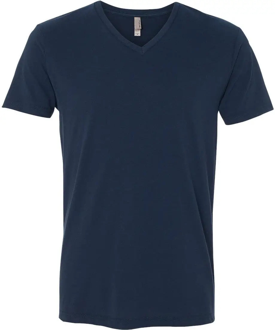 Next Level 6440 Sueded V-neck T-shirt - Midnight Navy - Adult Xs