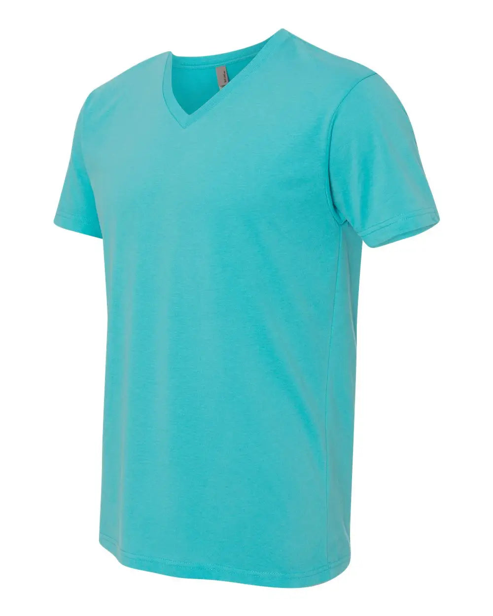 Next Level 6440 Sueded V-neck T-shirt - Tahiti Blue - Adult Xs