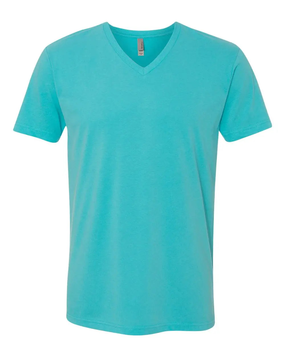 Next Level 6440 Sueded V-neck T-shirt - Tahiti Blue - Adult Xs