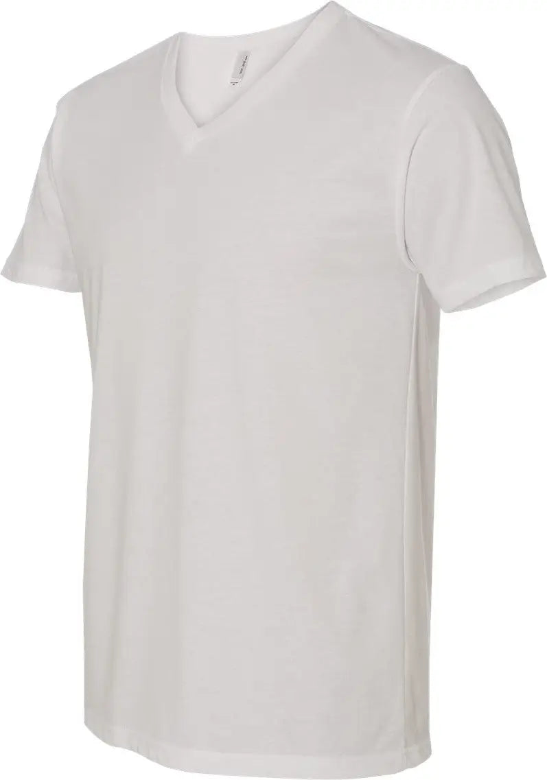 Next Level 6440 Sueded V-neck T-shirt - White - Adult Xs