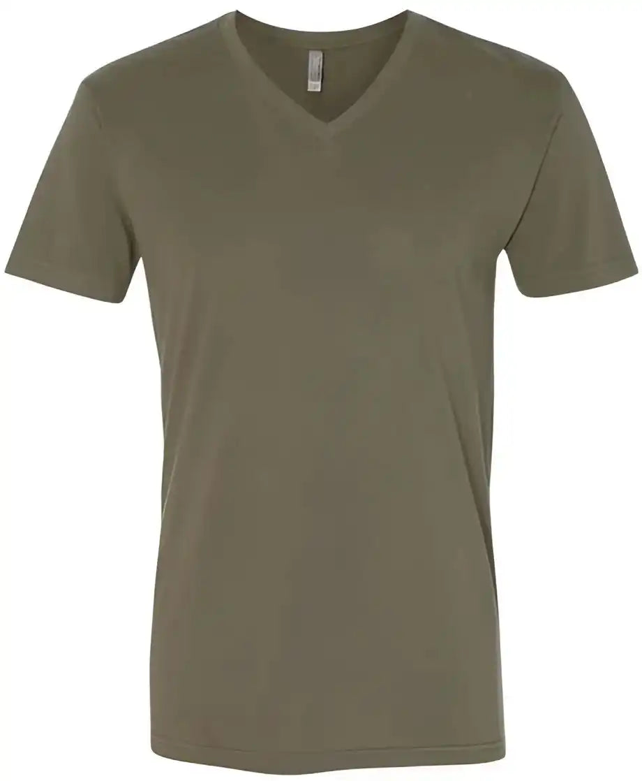 Next Level 6440 Unisex Sueded v - Military Green