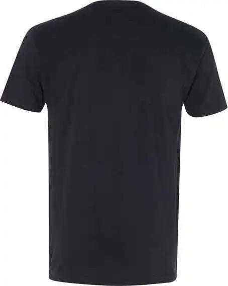 Next Level 6440 Unisex Sueded v Neck t Shirt Black