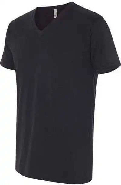 Next Level 6440 Unisex Sueded v Neck t Shirt Black