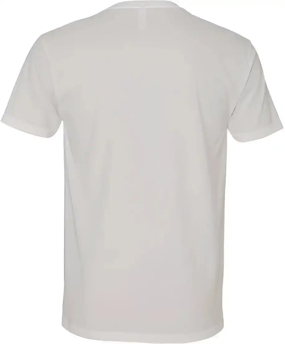 Next Level 6440 Unisex Sueded v Neck t Shirt White