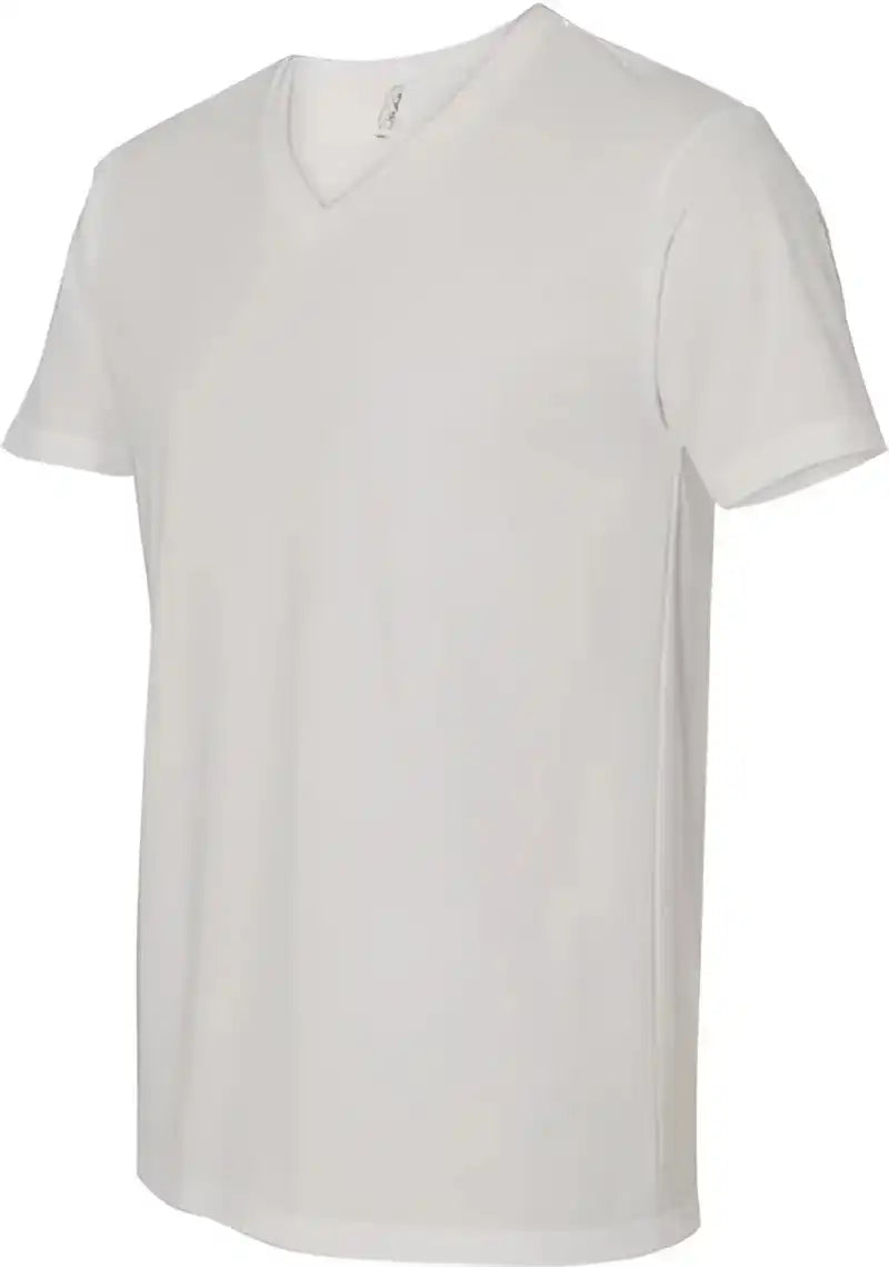 Next Level 6440 Unisex Sueded v Neck t Shirt White