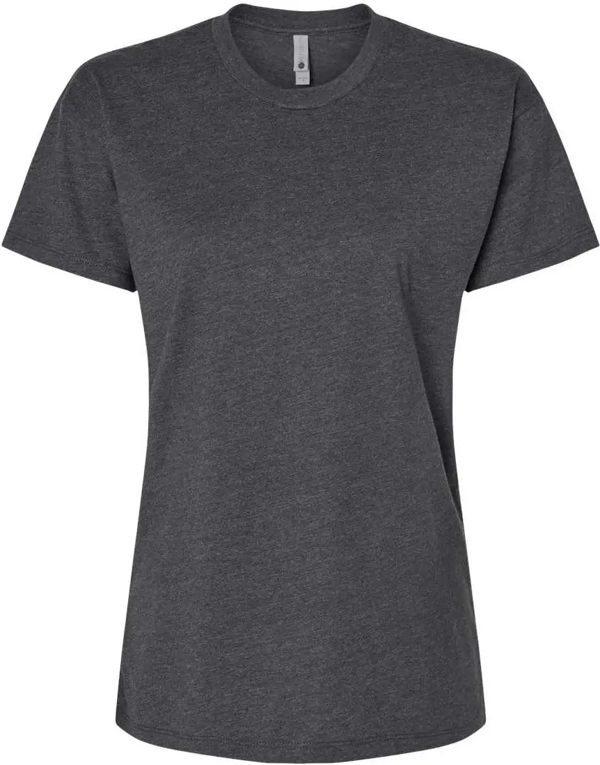 Next Level 6600 Women’s Cvc Relaxed Short Sleeve T-shirt - Charcoal - Dark Gray / Ladies Xs