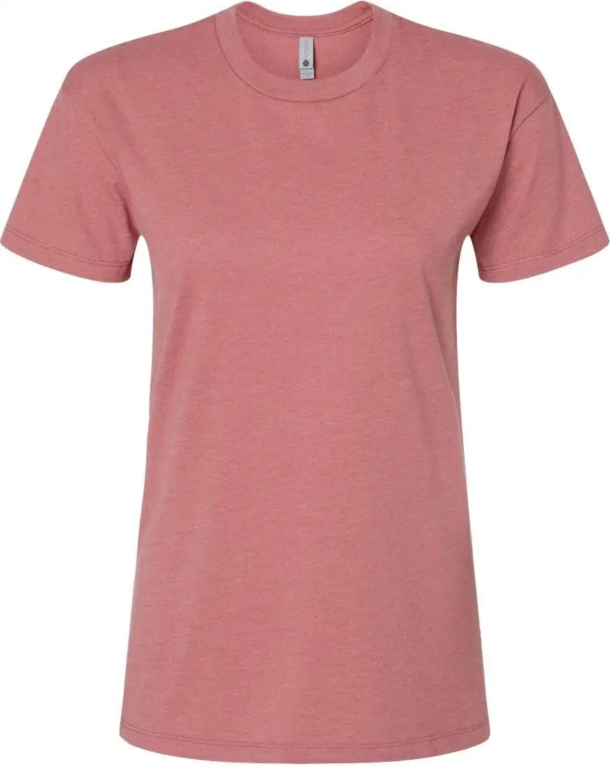 Next Level 6600 Women’s Cvc Relaxed Short Sleeve T-shirt - Heather Mauve - Pink / Ladies Xs