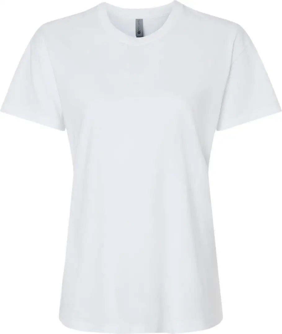 Next Level 6600 Women’s Cvc Relaxed Short Sleeve T-shirt - White - Ladies Xs