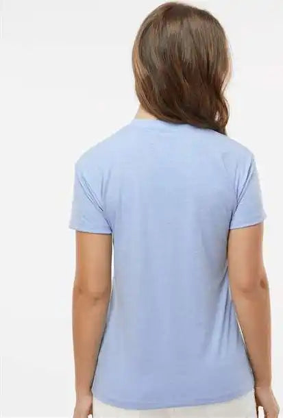 Next Level 6600 Women’s Cvc Relaxed T-shirt - Heather Columbia Blue