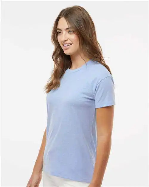 Next Level 6600 Women’s Cvc Relaxed T-shirt - Heather Columbia Blue