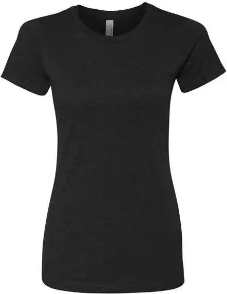 Next Level 6610 Womens Cvc Short Sleeve Crew Black