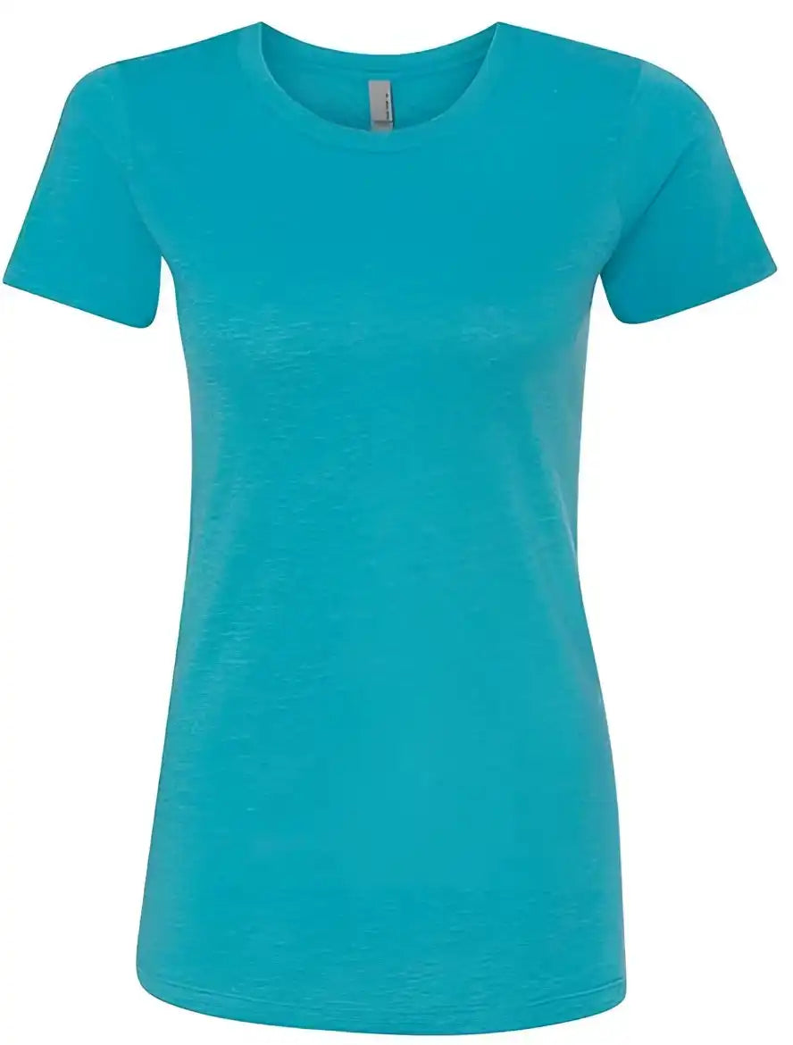 Next Level 6610 Womens Cvc Short Sleeve Crew Bondi Blue