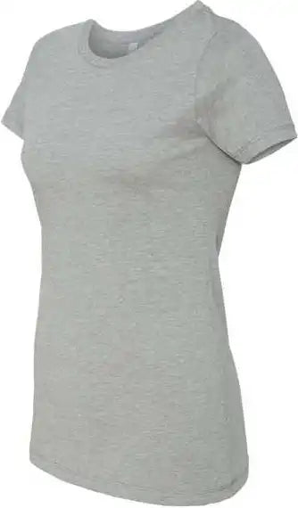 Next Level 6610 Womens Cvc Short Sleeve Crew Dark Heather Grey