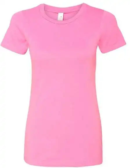 Next Level 6610 Womens Cvc Short Sleeve Crew - Hot Pink