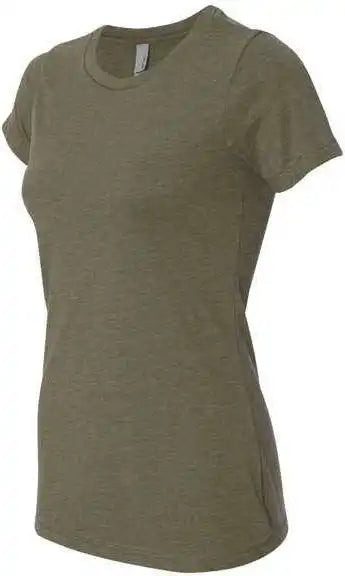 Next Level 6610 Womens Cvc Short Sleeve Crew Military Green