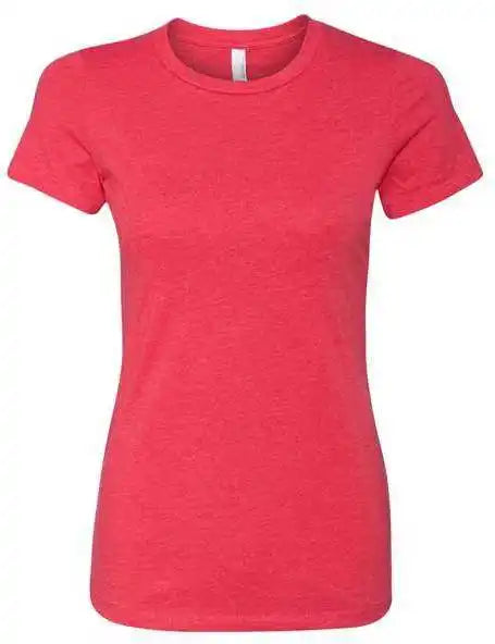 Next Level 6610 Womens Cvc Short Sleeve Crew Red