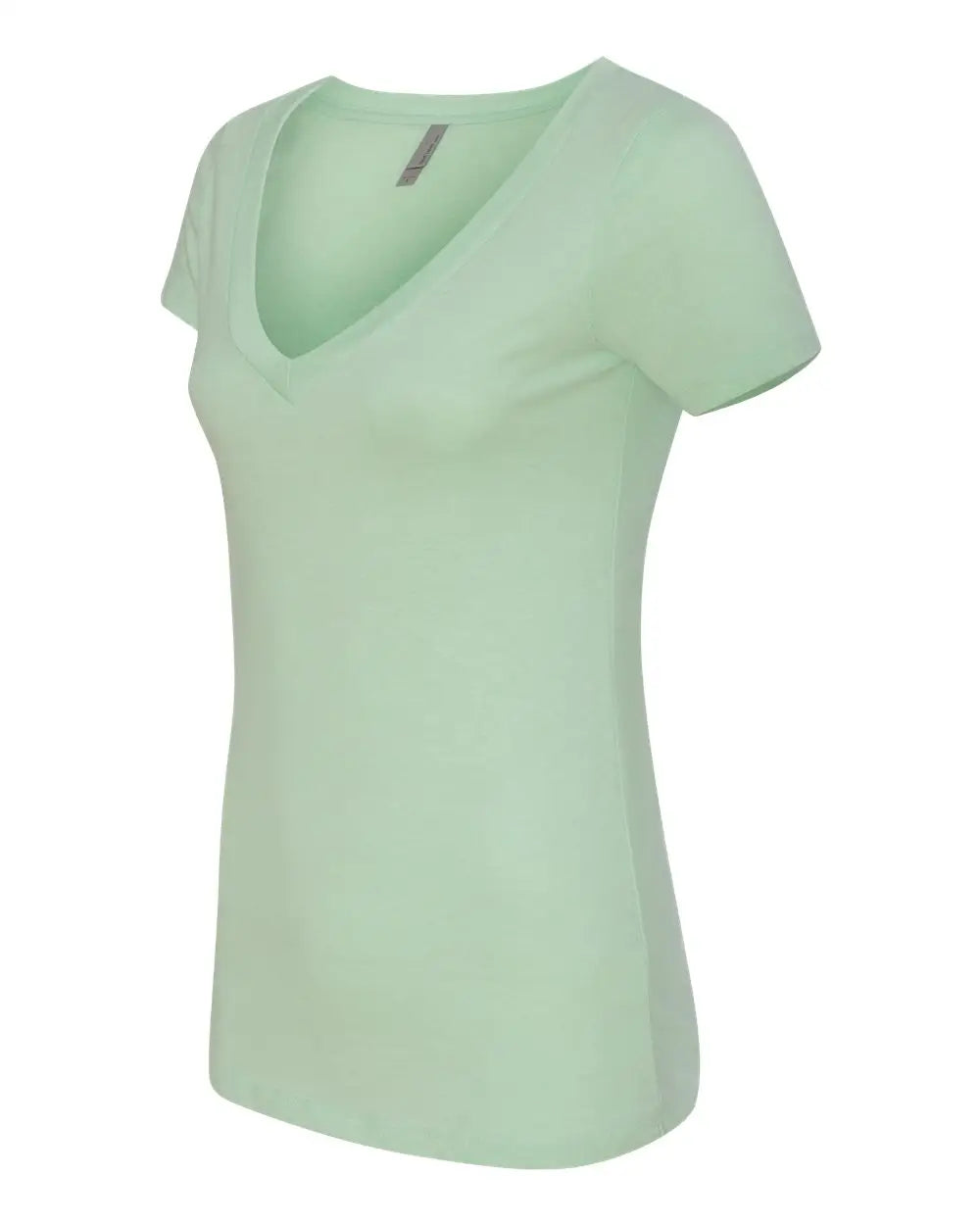 Next Level 6640 Women’s Cvc Deep V-neck T-shirt - Mint - Ladies s