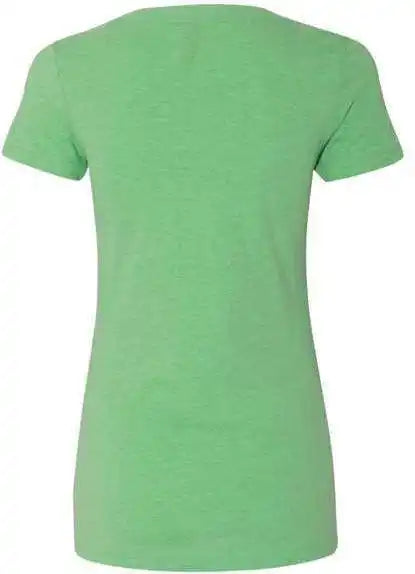 Next Level 6640 Womens Cvc Short Sleeve Deep v - Apple Green