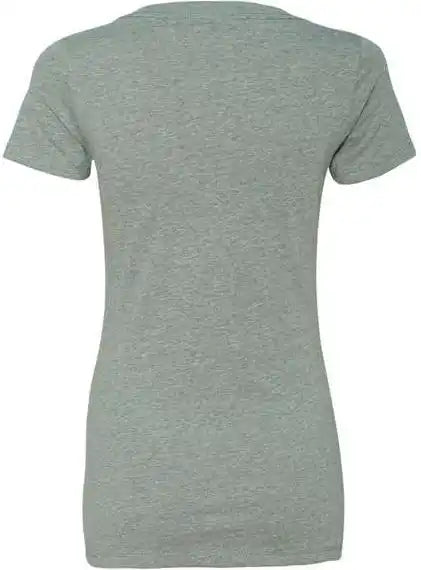 Next Level 6640 Womens Cvc Short Sleeve Deep v - Dark Heather Grey