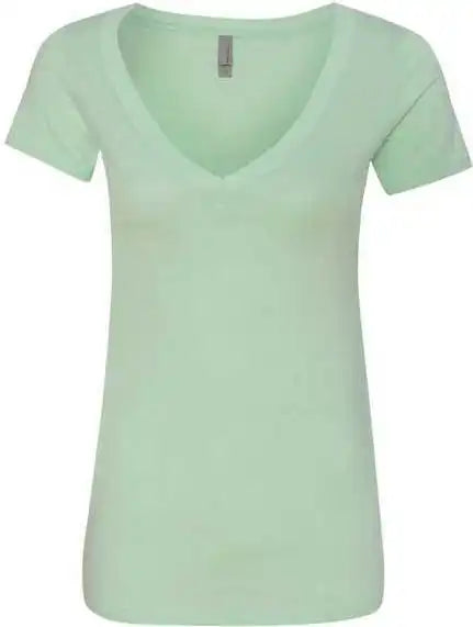 Next Level 6640 Womens Cvc Short Sleeve Deep v - Mint