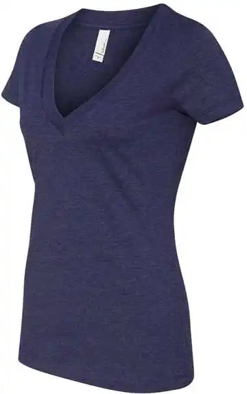 Next Level 6640 Womens Cvc Short Sleeve Deep v - Storm