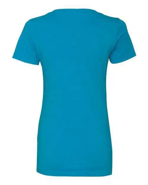 Next Level 6640 Womens Cvc Short Sleeve Deep v - Turquoise