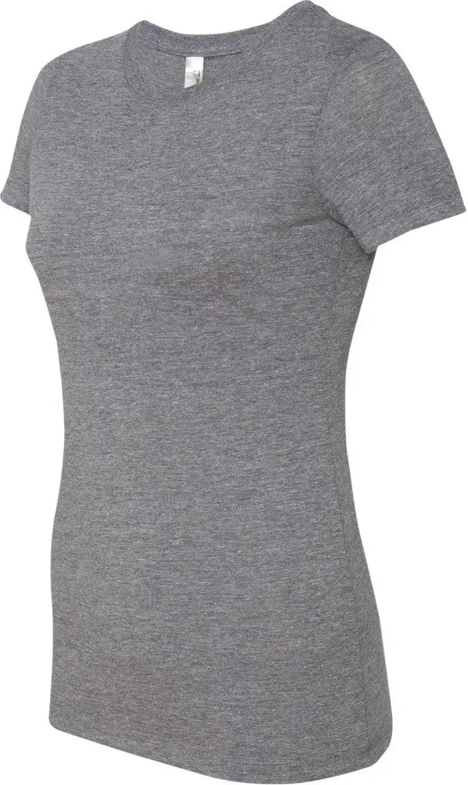 Next Level 6710 Women’s Tri-blend T-shirt - Premium Heather - Gray / Ladies s