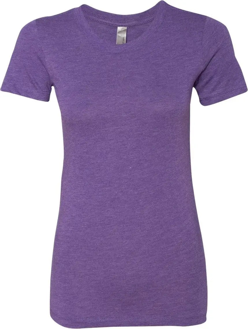 Next Level 6710 Women’s Tri-blend T-shirt - Purple Rush