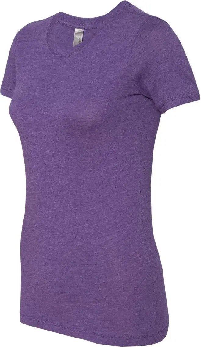 Next Level 6710 Women’s Tri-blend T-shirt - Purple Rush - Ladies s