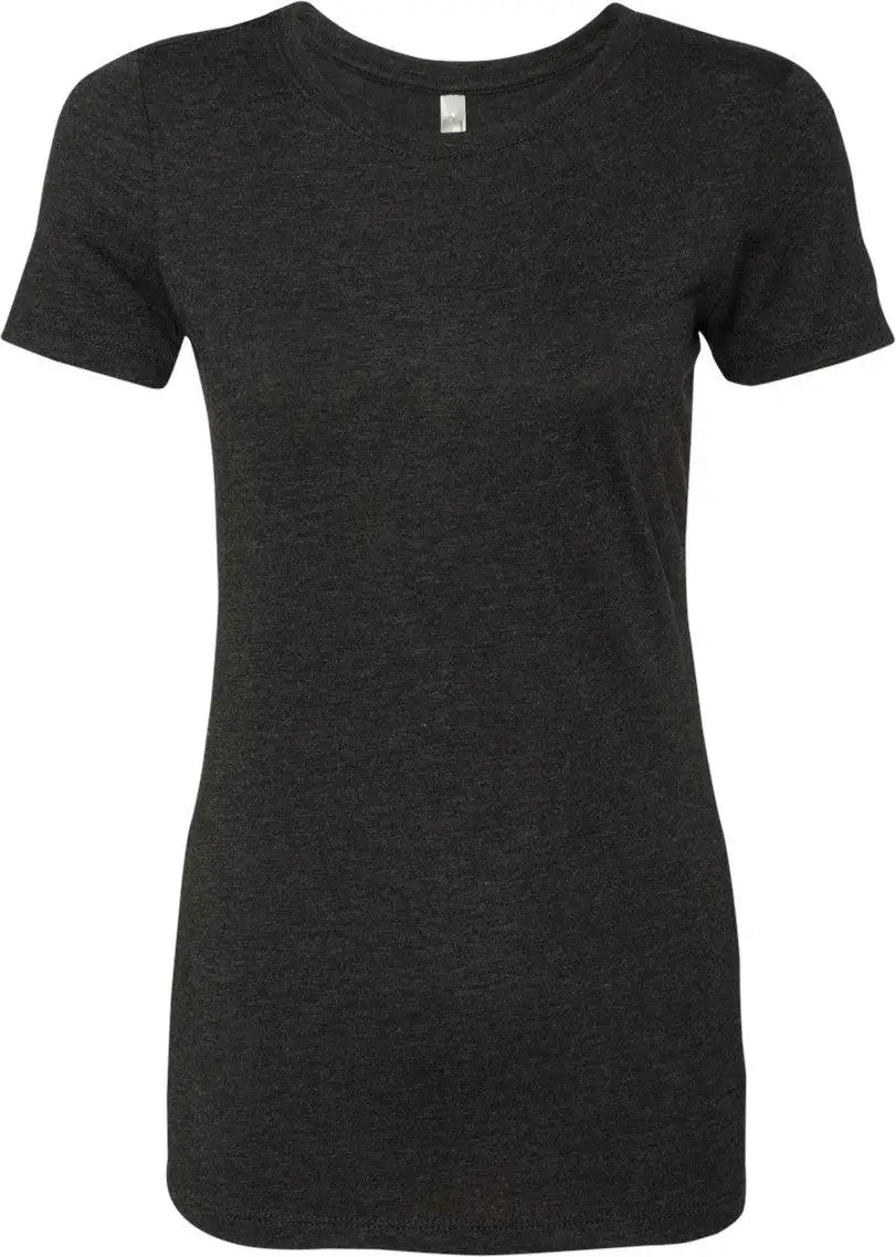 Next Level 6710 Women’s Tri-blend T-shirt - Vintage Black - Ladies s