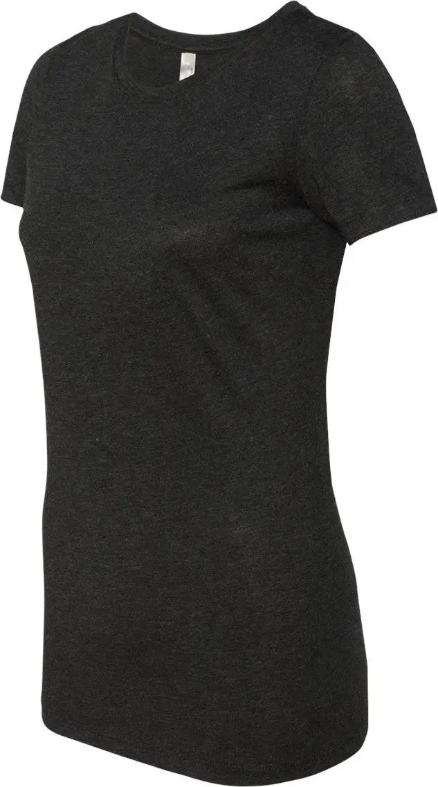 Next Level 6710 Women’s Tri-blend T-shirt - Vintage Black - Ladies s