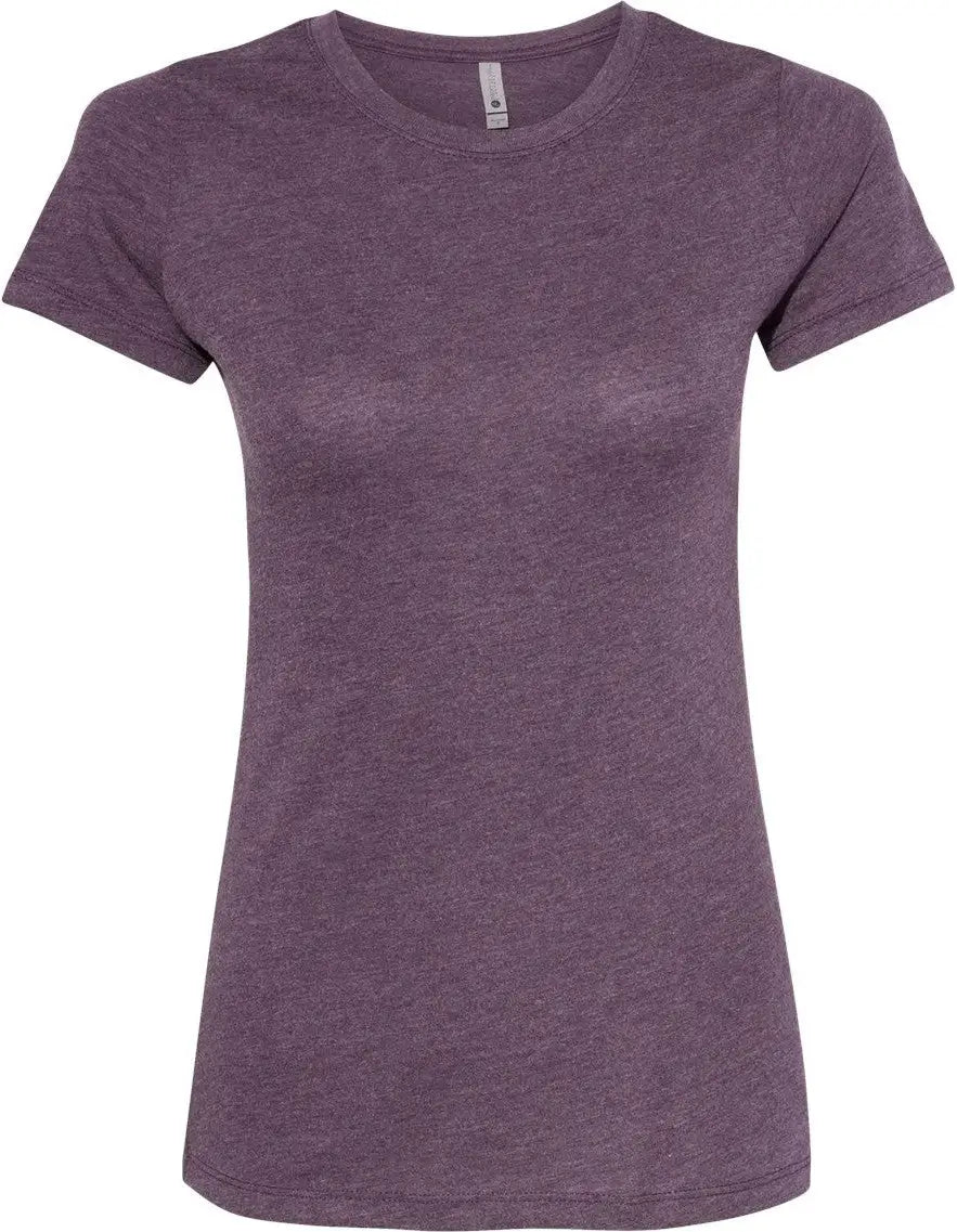 Next Level 6710 Women’s Tri-blend T-shirt - Vintage Purple - Ladies s