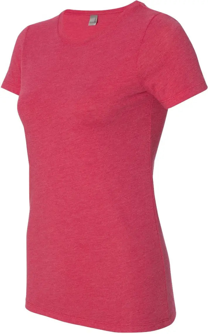 Next Level 6710 Women’s Tri-blend T-shirt - Vintage Shocking Pink