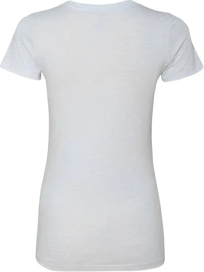Next Level 6710 Womens Triblend Short Sleeve Crew - Heather White