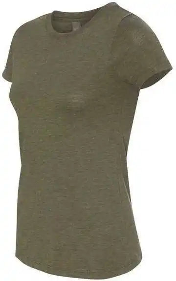 Next Level 6710 Womens Triblend Short Sleeve Crew Military Green