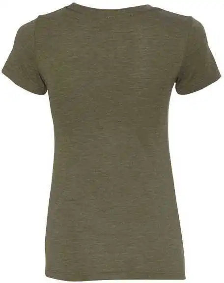 Next Level 6710 Womens Triblend Short Sleeve Crew Military Green