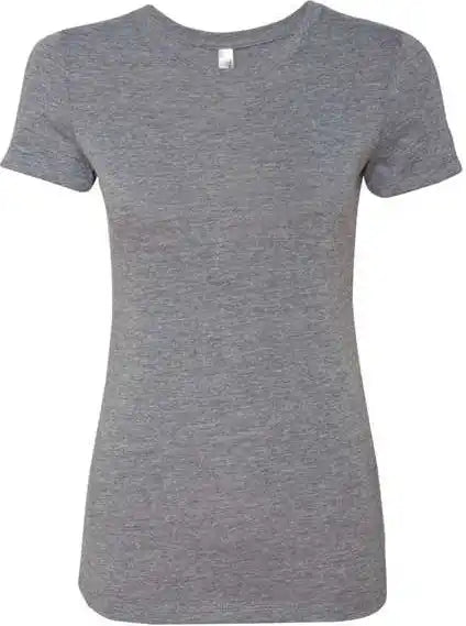 Next Level 6710 Womens Triblend Short Sleeve Crew Premium Heather