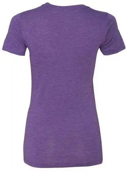 Next Level 6710 Womens Triblend Short Sleeve Crew Purple Rush
