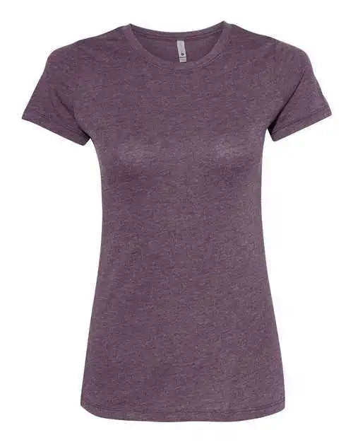 Next Level 6710 Womens Triblend Short Sleeve Crew Vintage Purple