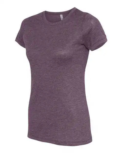 Next Level 6710 Womens Triblend Short Sleeve Crew Vintage Purple