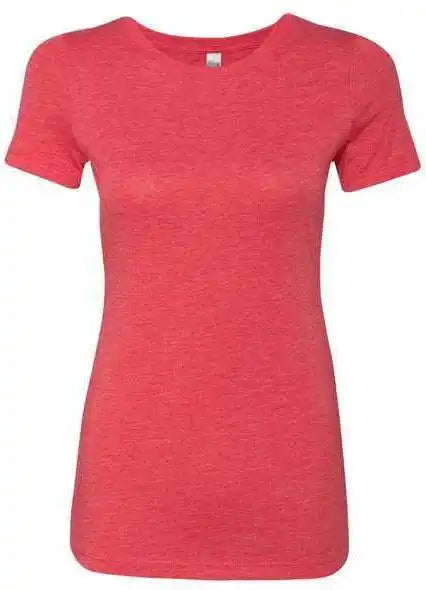 Next Level 6710 Womens Triblend Short Sleeve Crew Vintage Red