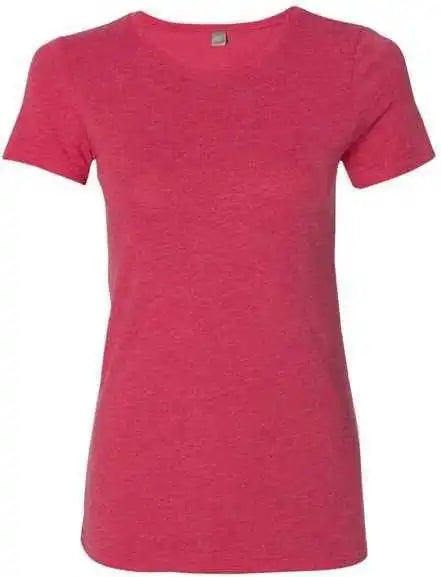 Next Level 6710 Womens Triblend T-shirt - Vintage Shocking Pink