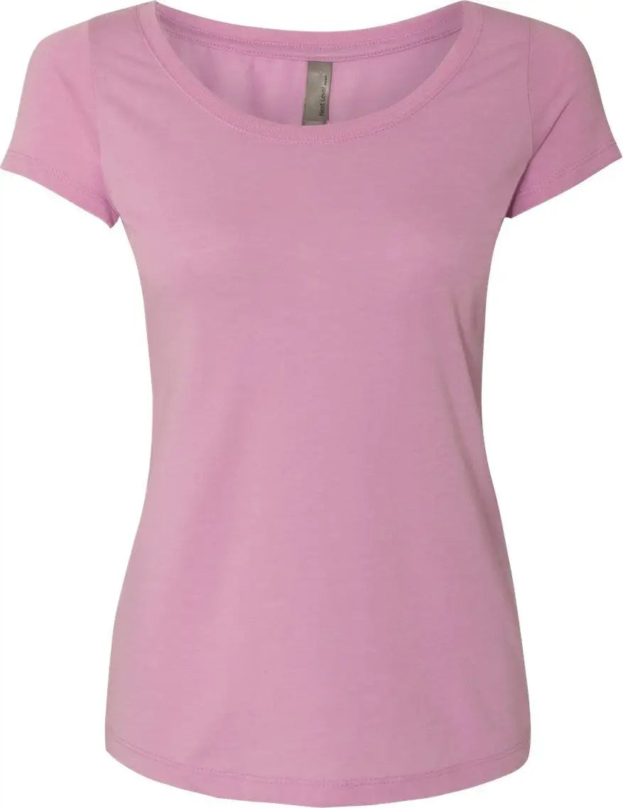 Next Level 6730 Women’s Tri-blend Scoop Neck T-shirt - Vintage Lilac - Ladies 2xl