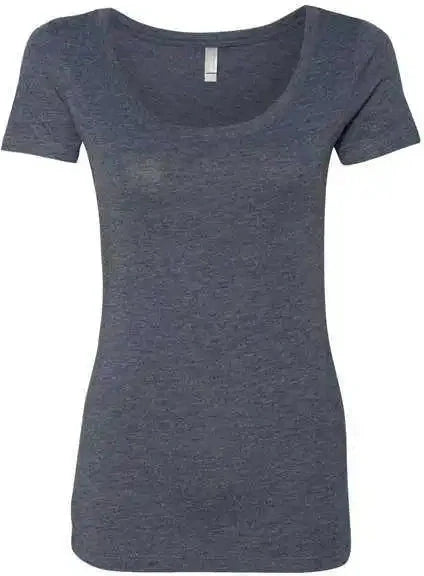 Next Level 6730 Women’s Tri-blend Scoop Neck T-shirt - Vintage Navy