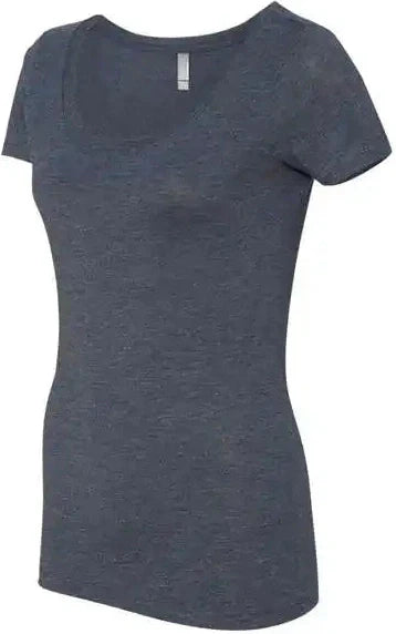 Next Level 6730 Women’s Tri-blend Scoop Neck T-shirt - Vintage Navy