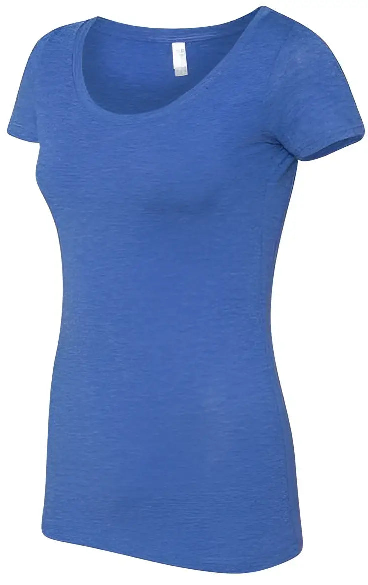 Next Level 6730 Women’s Tri-blend Scoop Neck T-shirt - Vintage Royal