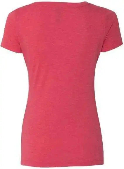 Next Level 6730 Women’s Tri-blend Scoop Neck T-shirt - Vintage Shocking Pink