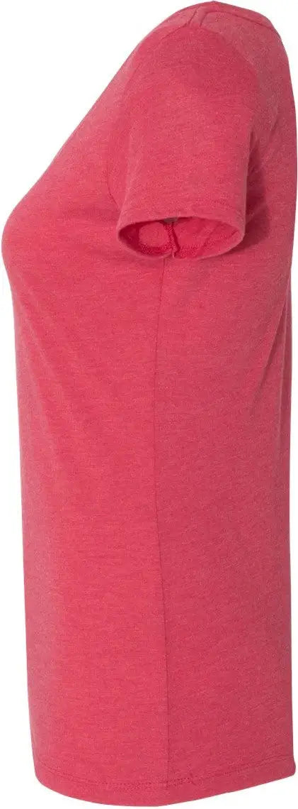 Next Level 6730 Women’s Tri-blend Scoop Neck T-shirt - Vintage Shocking Pink