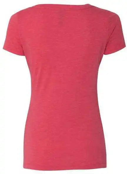 Next Level 6730 Womens Triblend Scoop Neck T-shirt - Vintage Shocking Pink