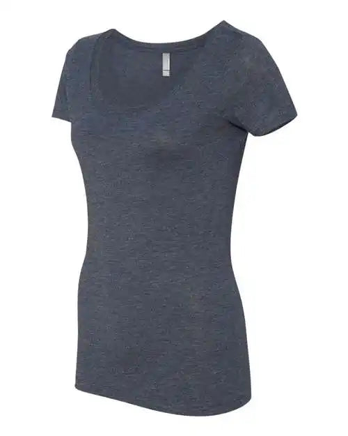 Next Level 6730 Womens Triblend Short Sleeve Scoop - Vintage Navy